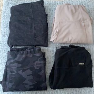 Multiple workout leggings all size L